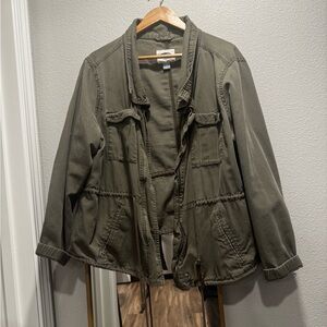 Old Navy Khaki Utility Jacket
